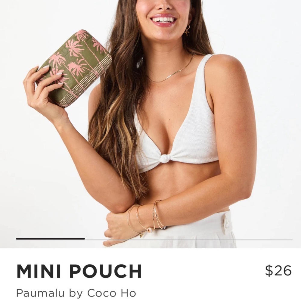 Aloha Collection MINI Pouch in Paumalu by Coco Ho